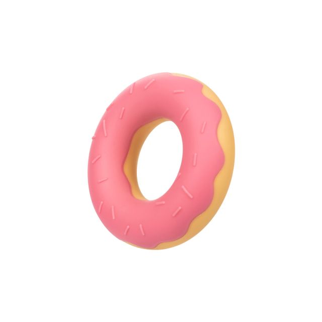 Naughty Bits Dickin Donuts Silicone Donut Cock Ring - Pink